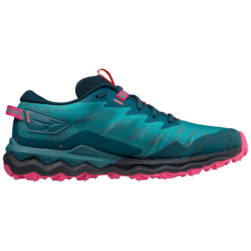 Mizuno WAVE Daichi 7 Groen Roze | EDGY6008