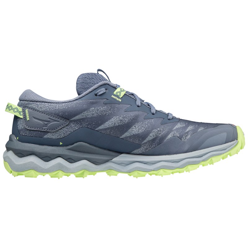 Mizuno WAVE Daichi 7 Indigo Lichtgroen | VWZX8605