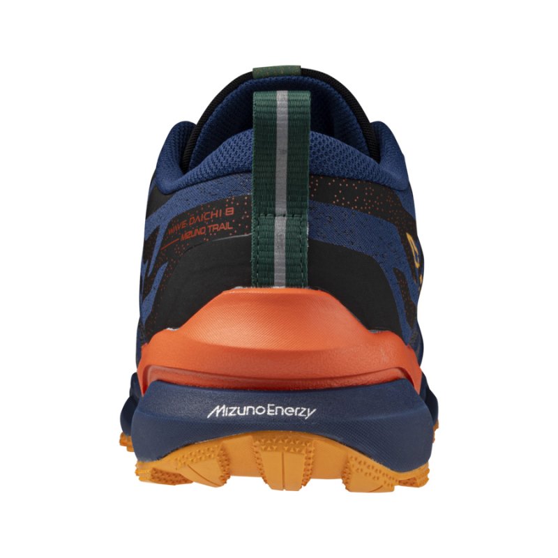 Mizuno WAVE Daichi 8 Donkerblauw Oranje | DZXO8605