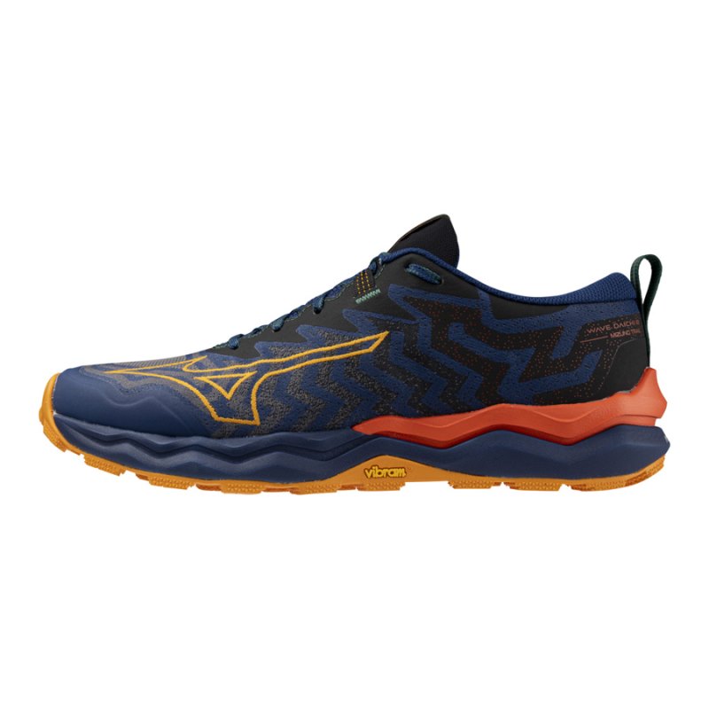 Mizuno WAVE Daichi 8 Donkerblauw Oranje | DZXO8605