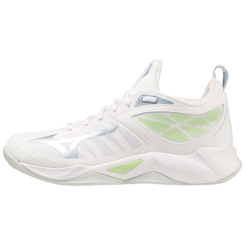 Mizuno WAVE Dimension Wit Groen | XVNR8372