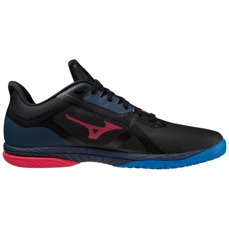 Mizuno WAVE Drive Neo 3 Zwart Blauw Rood | BGOP7276