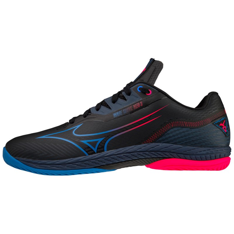 Mizuno WAVE Drive Neo 3 Zwart Blauw Rood | BGOP7276