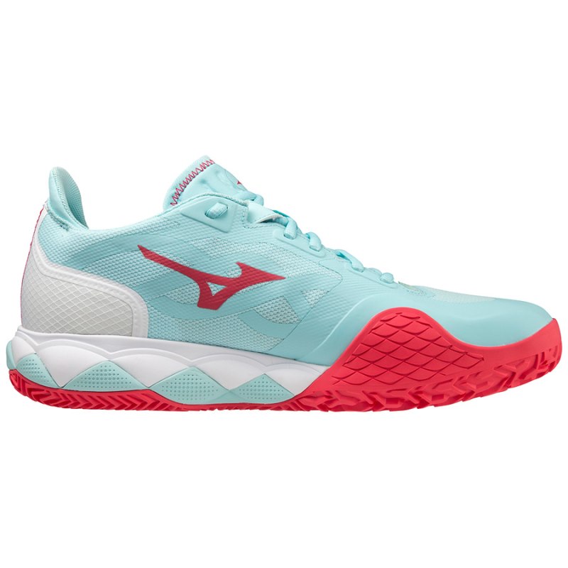 Mizuno WAVE Enforce Tour CC Turquoise Koraal Wit | BRMX2092