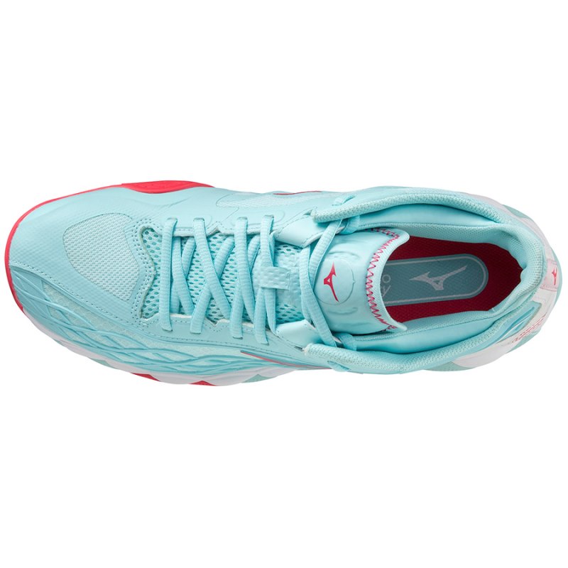 Mizuno WAVE Enforce Tour CC Turquoise Koraal Wit | BRMX2092