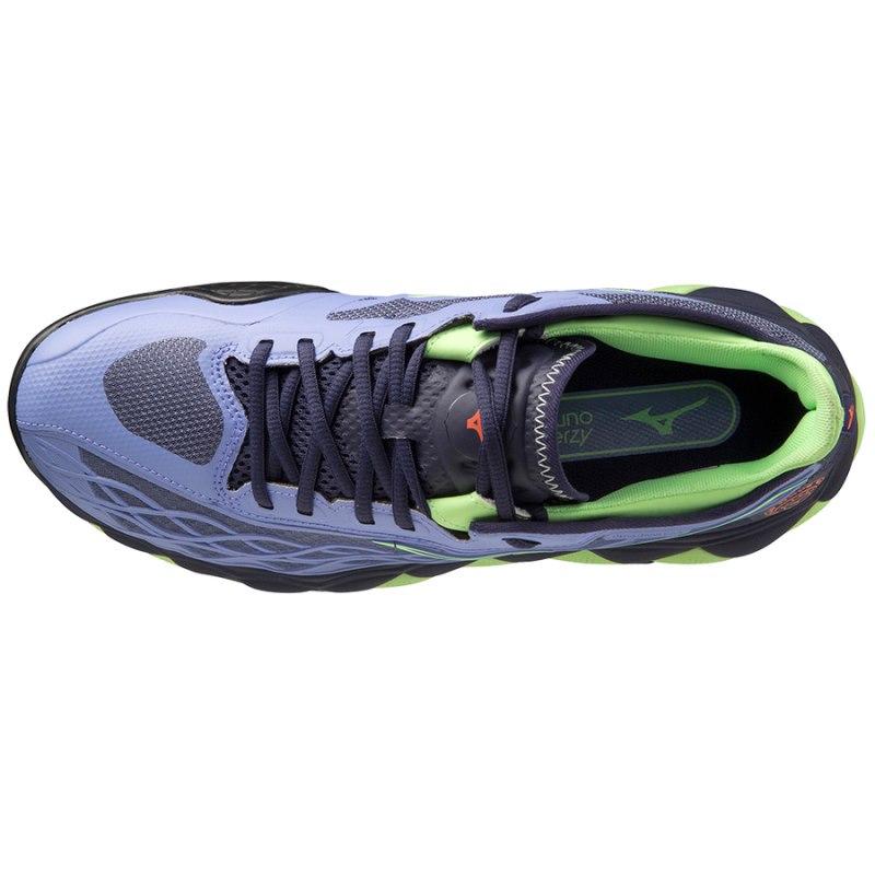 Mizuno WAVE Enforce Tour Padel Paars Lichtgroen Donkerblauw | AAQD0551