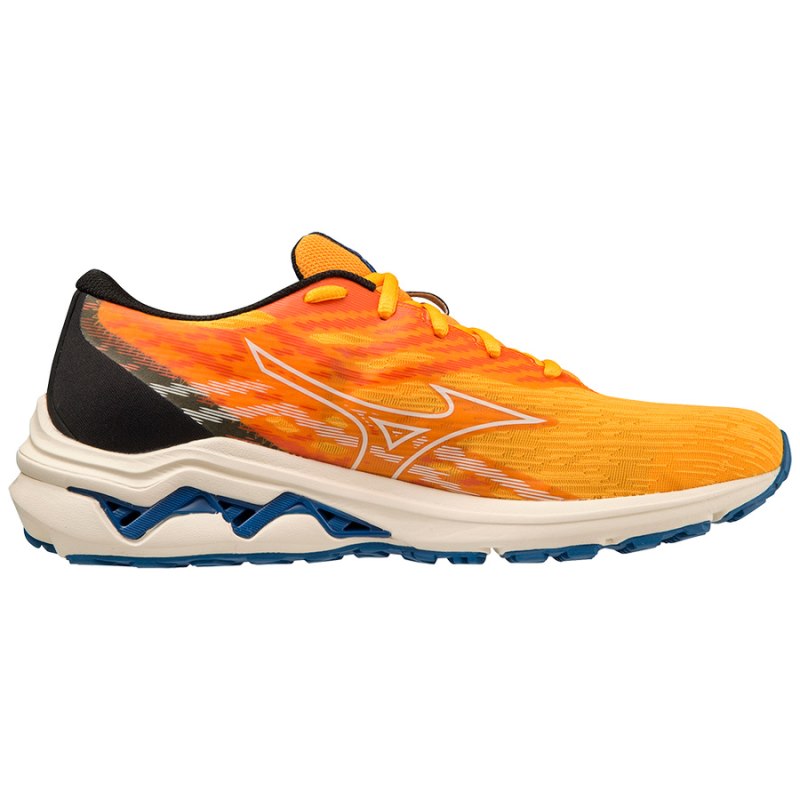 Mizuno WAVE Equate 7 Geel Zwart Blauw | HBMS9723