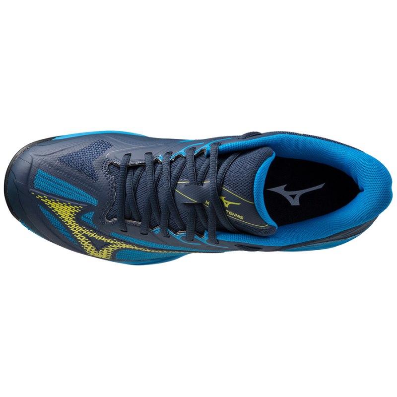 Mizuno WAVE Exceed Light 2 Donkerblauw Blauw Goud | SWEQ6116