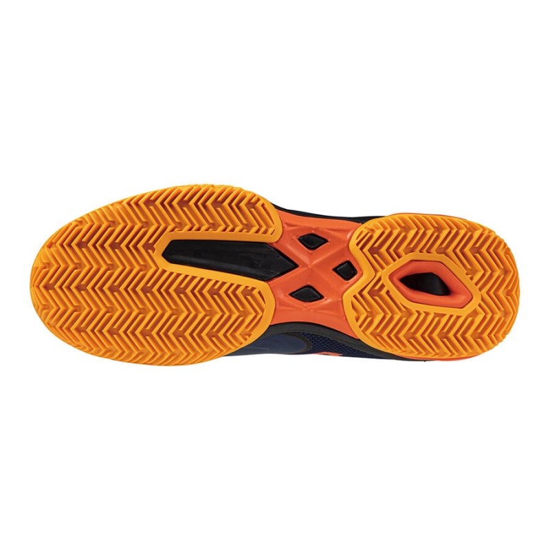 Mizuno WAVE Exceed Light 2 Padel Donkerblauw Wit Oranje | VWTZ9759