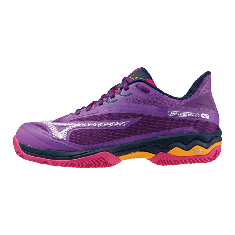 Mizuno WAVE Exceed Light 2 Padel Fuchsie Paars | UEPR7022