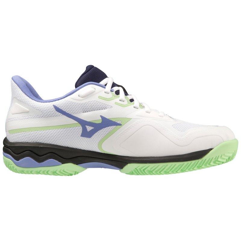 Mizuno WAVE Exceed Light 2 Padel Wit Paars Groen | WPIP9158