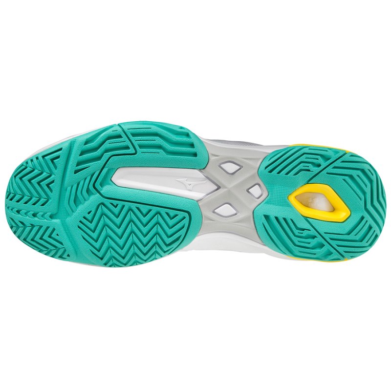 Mizuno WAVE Exceed Light AC Wit Turquoise Geel | XYBL6429