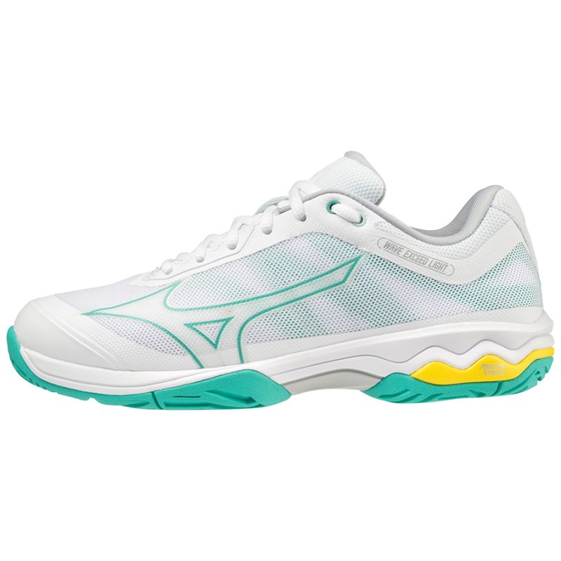 Mizuno WAVE Exceed Light AC Wit Turquoise Geel | XYBL6429