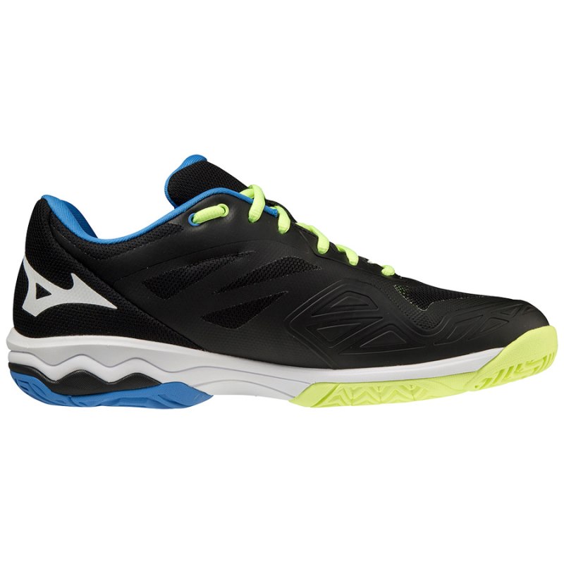 Mizuno WAVE Exceed Light AC Zwart Geel Blauw | VVLU5664