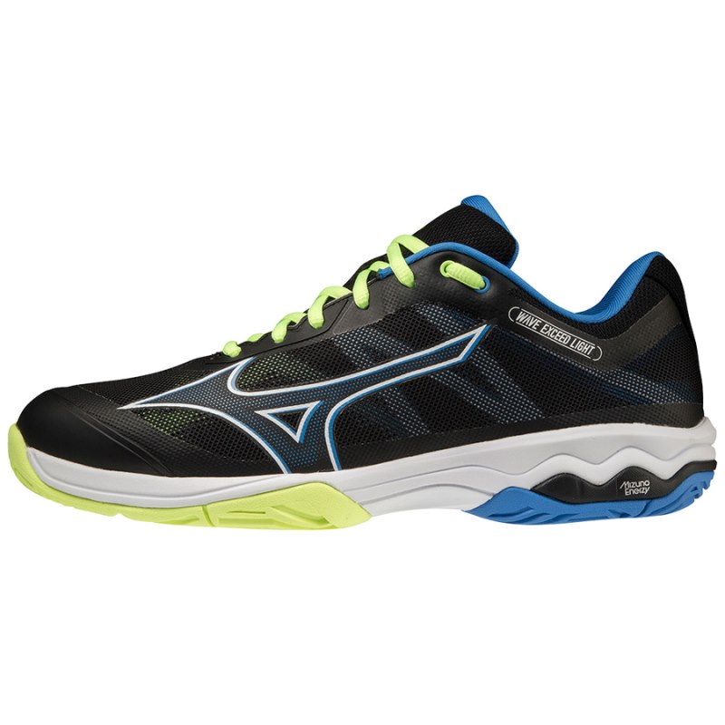 Mizuno WAVE Exceed Light AC Zwart Geel Blauw | VVLU5664