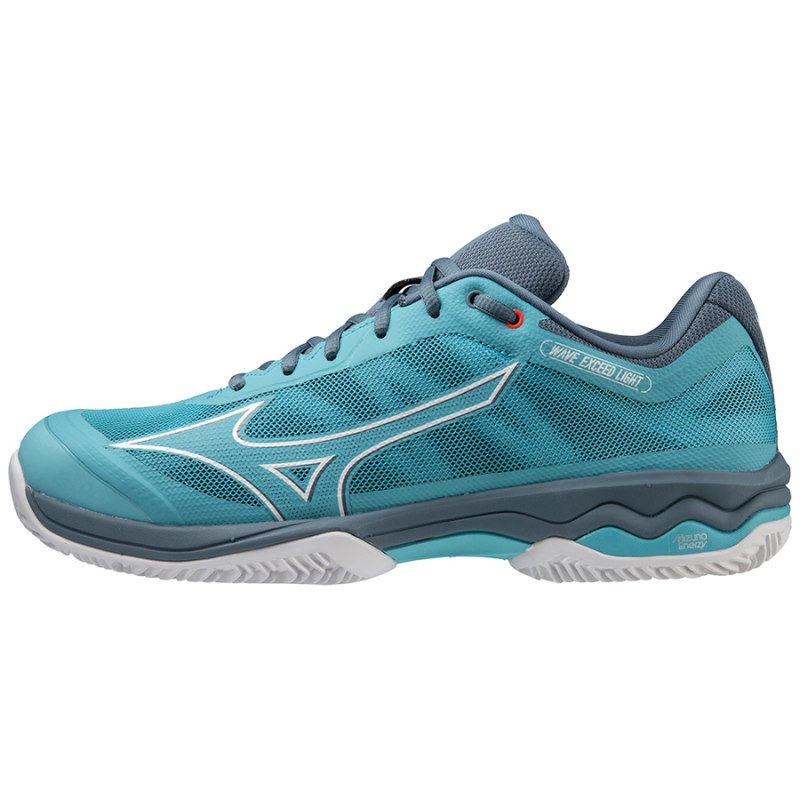 Mizuno WAVE Exceed Light CC Blauw Wit | CDIA7074