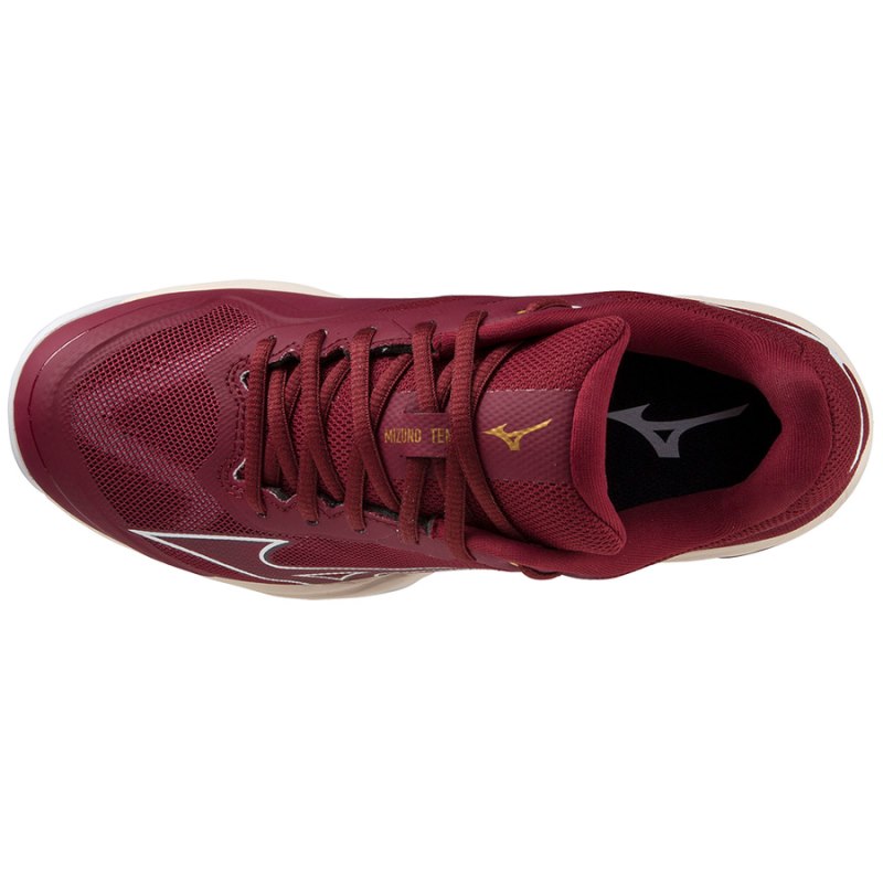 Mizuno WAVE Exceed Light CC Bordeaux Wit | RXLO2992