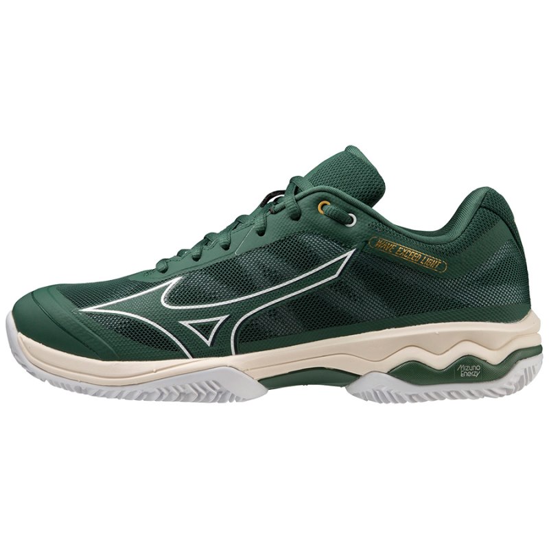 Mizuno WAVE Exceed Light CC Groen Wit | NHWO7673