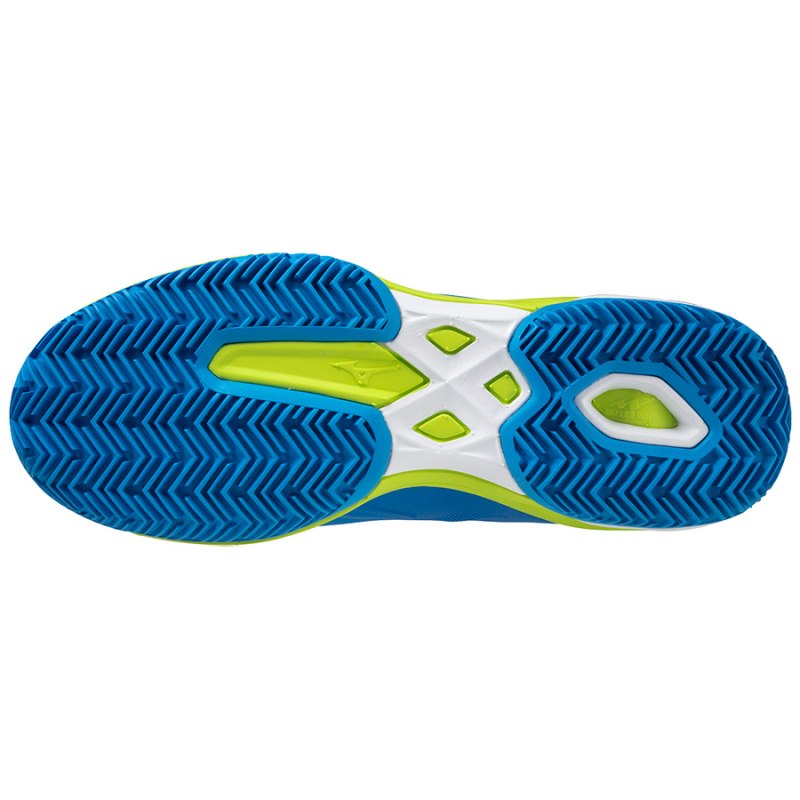 Mizuno WAVE Exceed Light Padel Blauw Lichtgroen Wit | OHDX8650