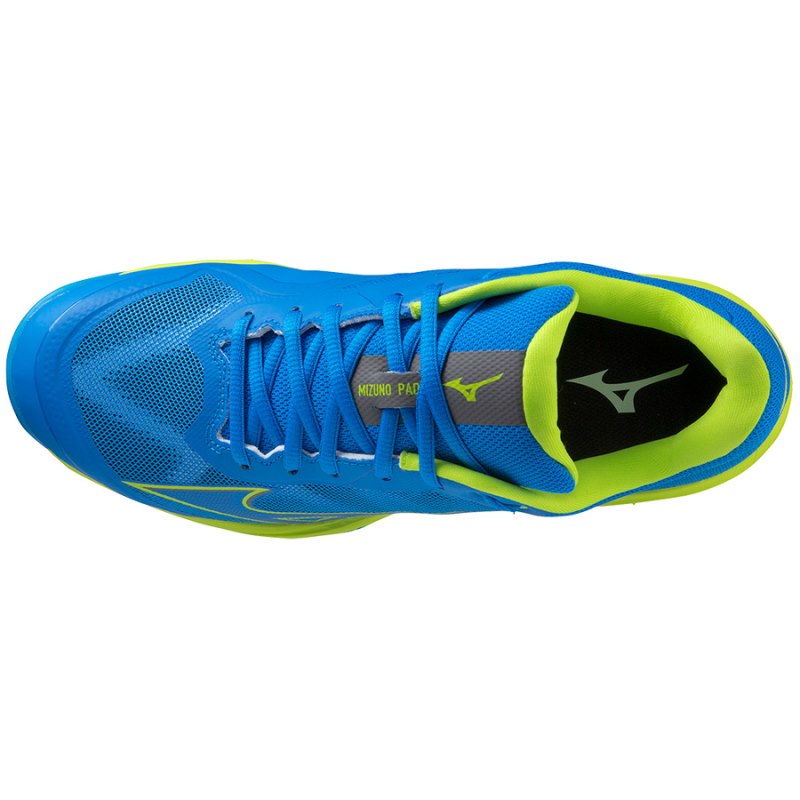 Mizuno WAVE Exceed Light Padel Blauw Lichtgroen Wit | OHDX8650