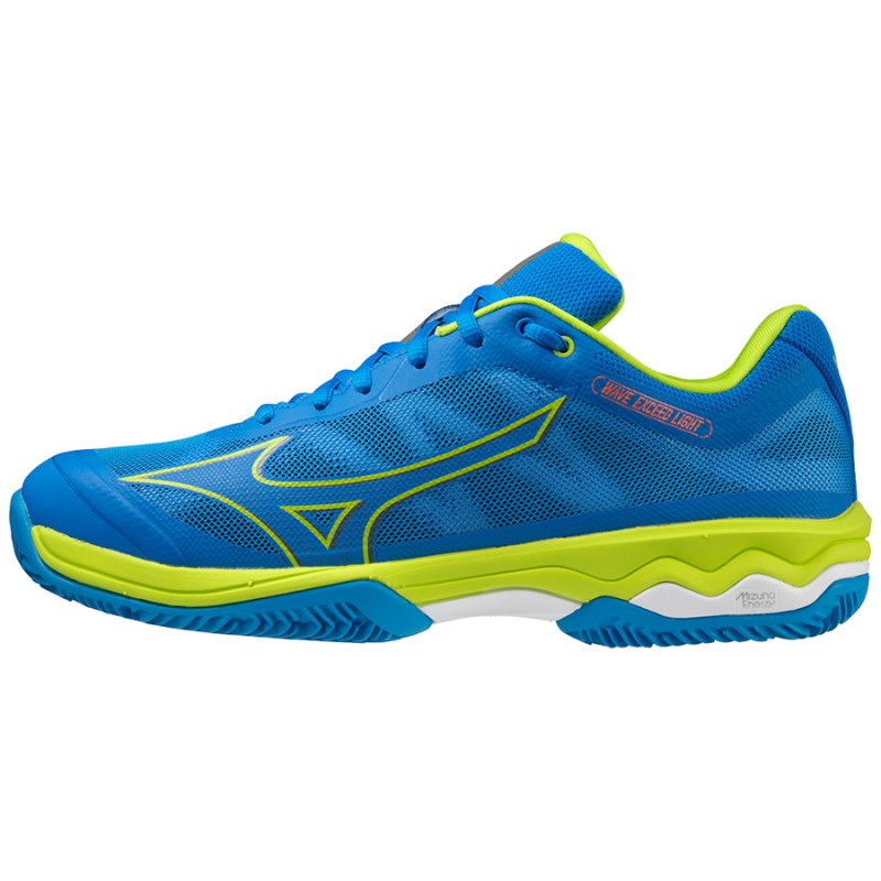 Mizuno WAVE Exceed Light Padel Blauw Lichtgroen Wit | OHDX8650