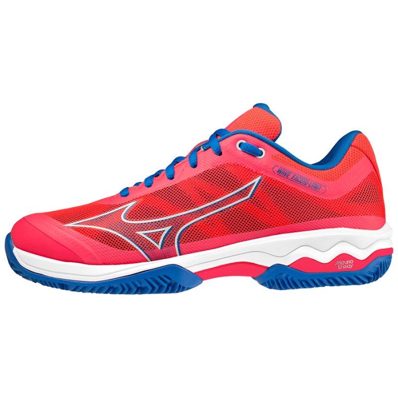 Mizuno WAVE Exceed Light Padel Roze Wit Blauw | TZIN5990