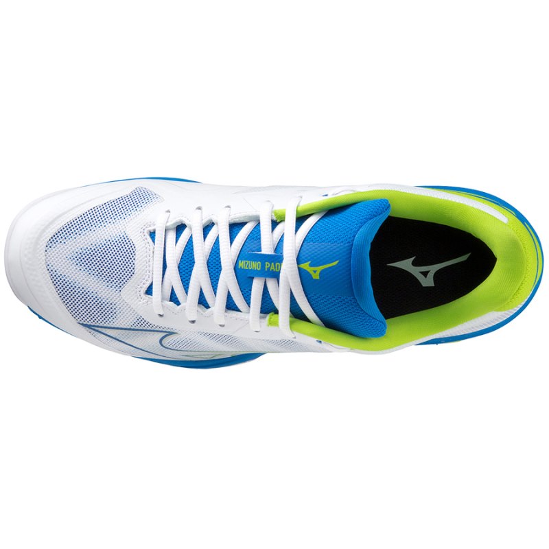 Mizuno WAVE Exceed Light Padel Wit Blauw Lichtgroen | XTJW3835