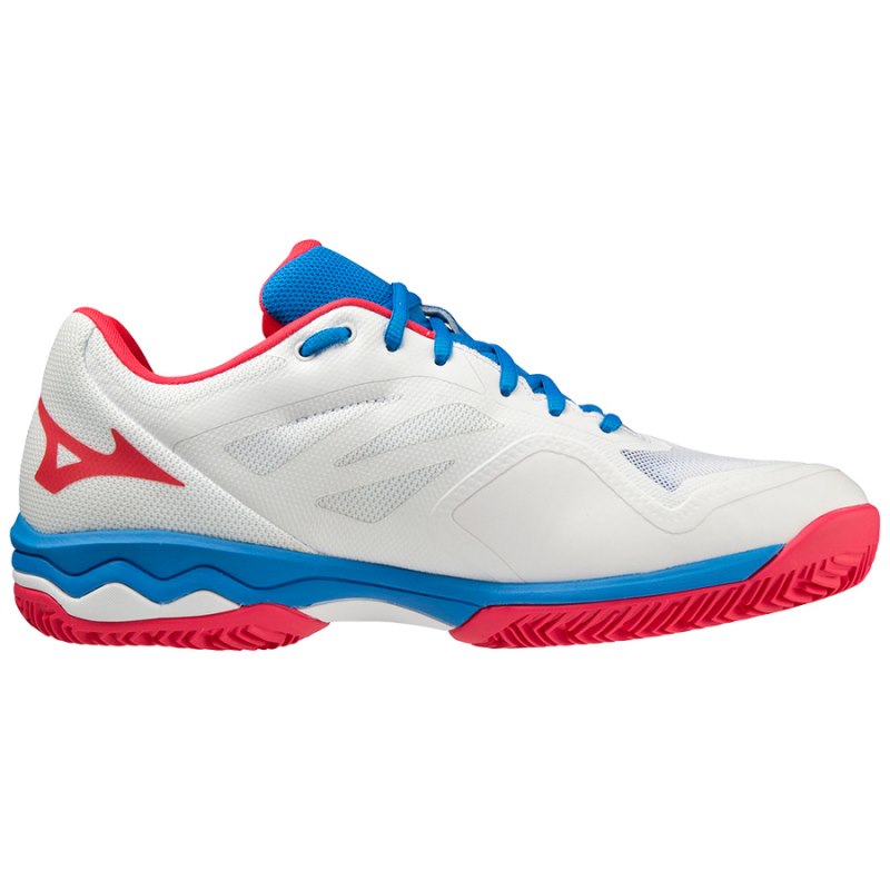 Mizuno WAVE Exceed Light Padel Wit Rood Blauw | COXQ4747