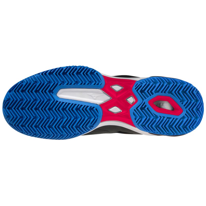 Mizuno WAVE Exceed Light Padel Zwart Blauw Rood | SOFM6252