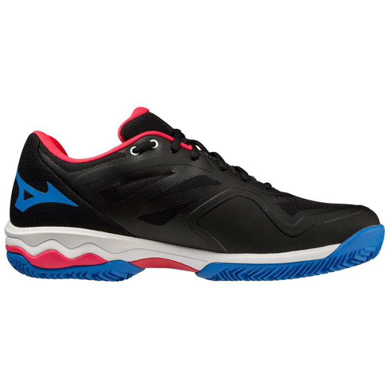 Mizuno WAVE Exceed Light Padel Zwart Blauw Rood | SOFM6252