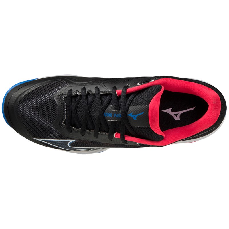 Mizuno WAVE Exceed Light Padel Zwart Blauw Rood | SOFM6252