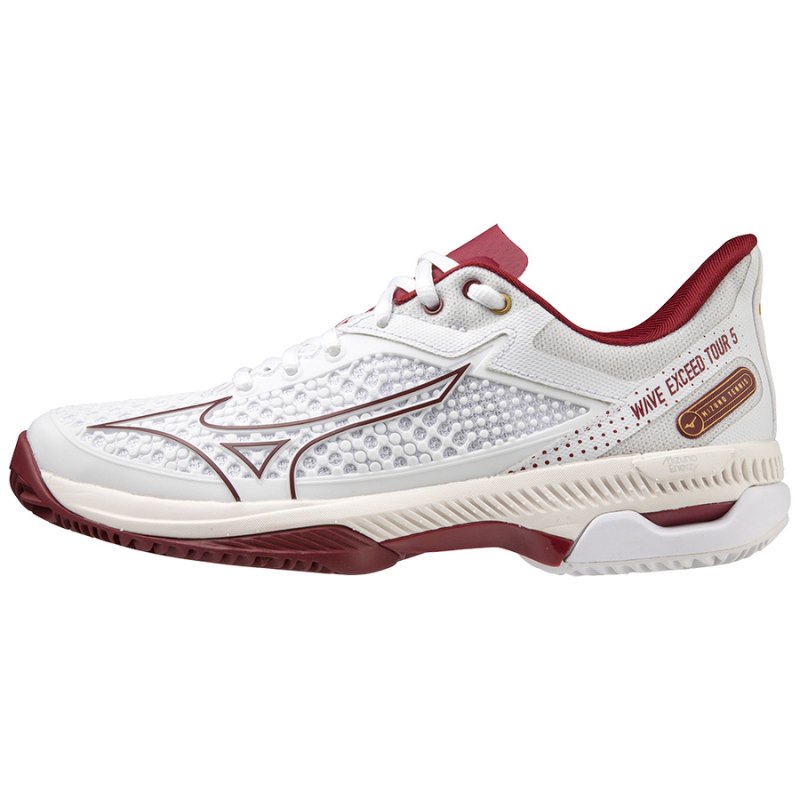 Mizuno WAVE Exceed Tour 5 CC Wit Bordeaux | CJIV8786