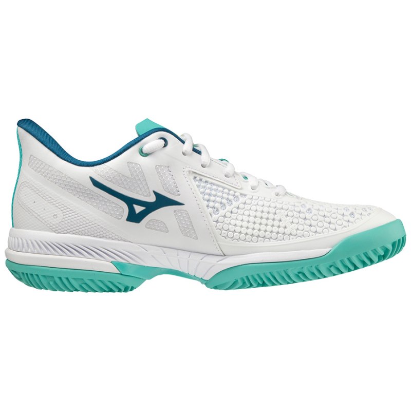 Mizuno WAVE Exceed Tour 5 CC Wit Turquoise | MTCW2594