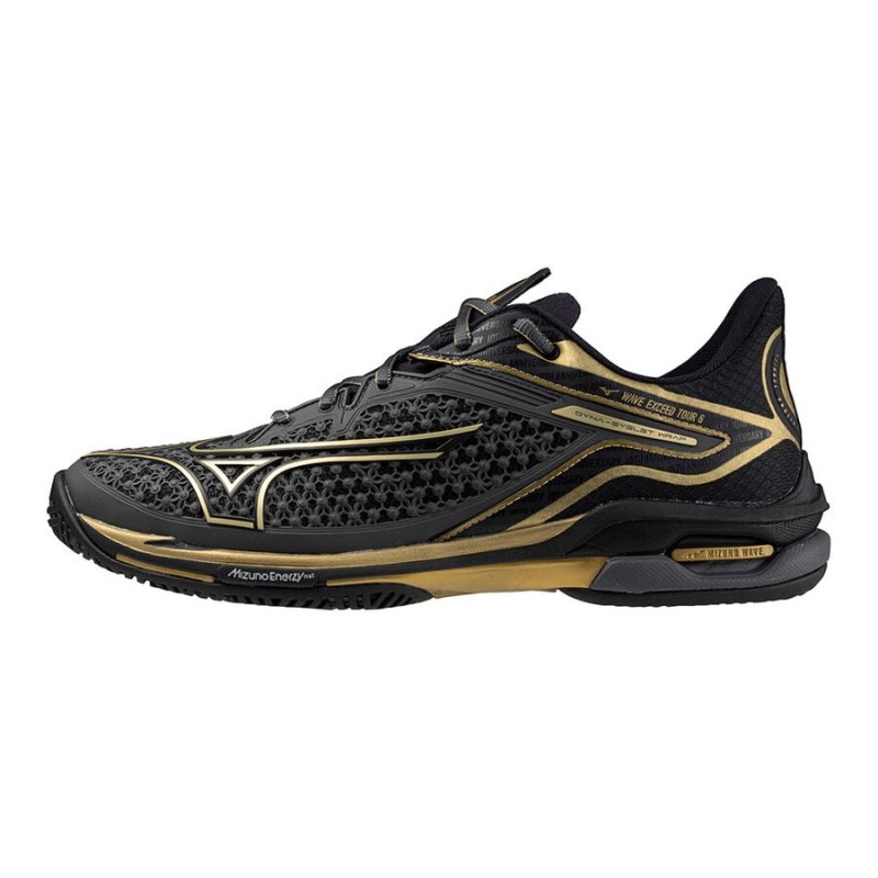 Mizuno WAVE Exceed Tour 6 AC 10TH Edition Zwart Goud | LYLU2479