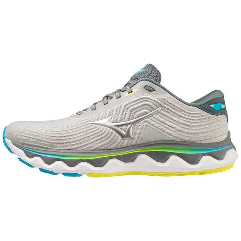 Mizuno WAVE Horizon 6 Blauw Zilver Geel | BDMY3931