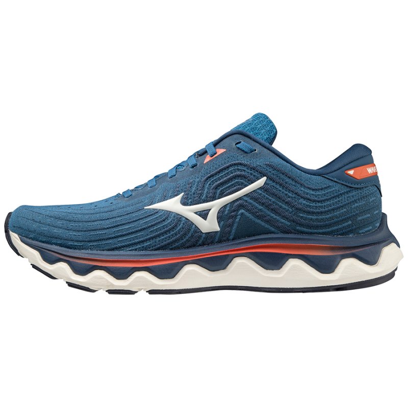 Mizuno WAVE Horizon 6 Indigo Wit Koraal | RHRZ6521