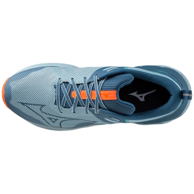 Mizuno WAVE Ibuki 4 Blauw Oranje | DEIL9171