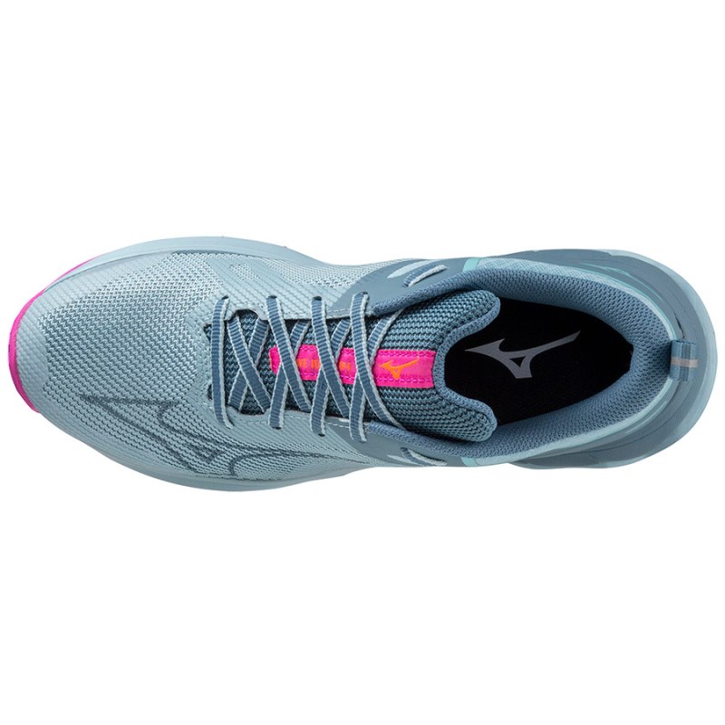 Mizuno WAVE Ibuki 4 Grijs Groen Roze | YLSK8443