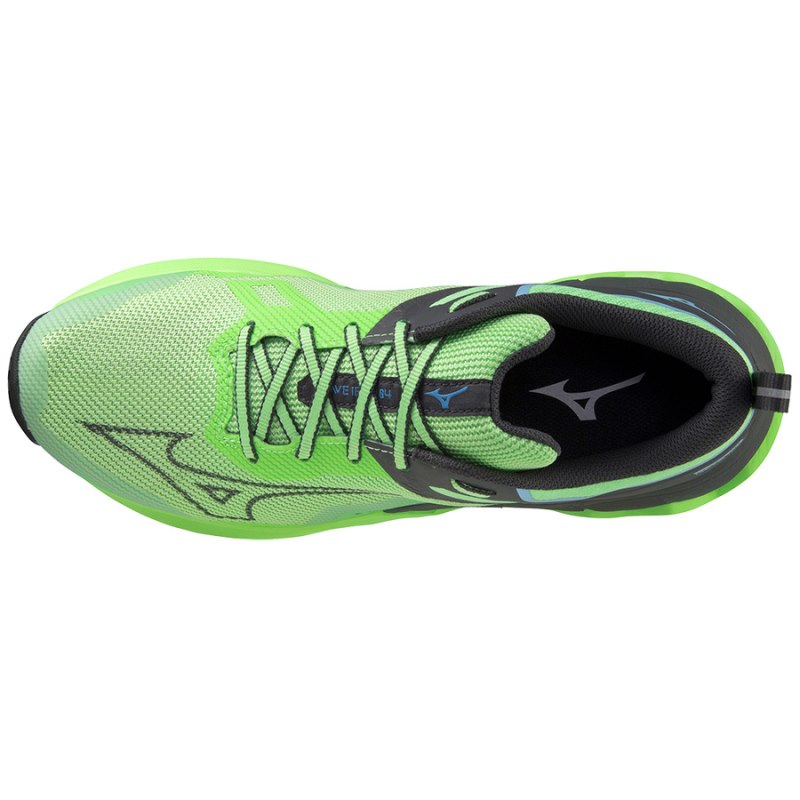 Mizuno WAVE Ibuki 4 Groen Zwart Blauw | PBLZ5128