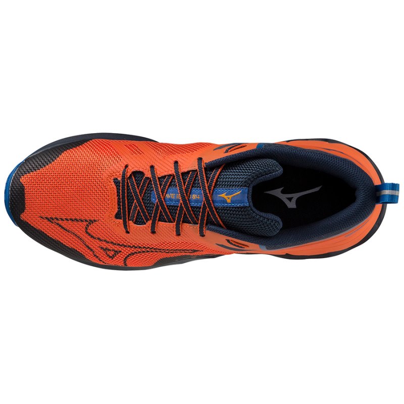 Mizuno WAVE Ibuki 4 Oranje Blauw | LCXK3619