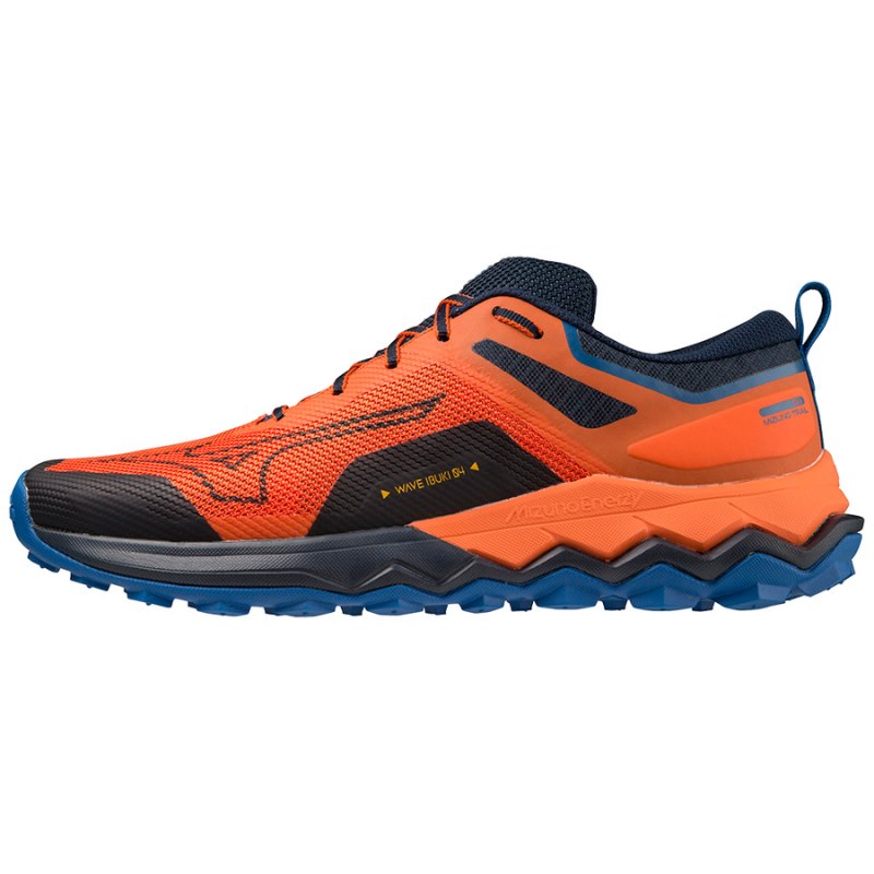 Mizuno WAVE Ibuki 4 Oranje Blauw | LCXK3619