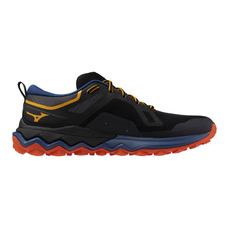 Mizuno WAVE Ibuki 4 Zwart Wit Oranje | EBQJ2941