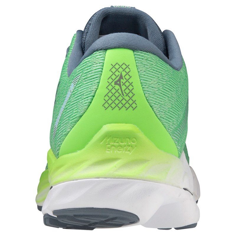 Mizuno WAVE Inspire 19 Groen Blauw | TYMF6335