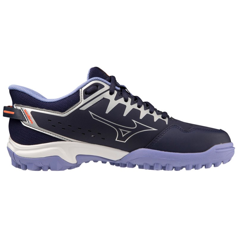 Mizuno WAVE LYNX 2 JR. Donkerblauw Groen Paars | SYVW8961