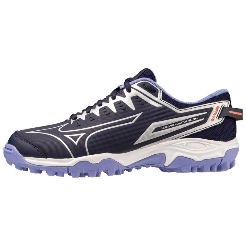 Mizuno WAVE LYNX 2 JR. Donkerblauw Groen Paars | SYVW8961