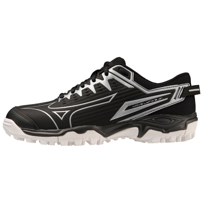 Mizuno WAVE LYNX 2 JR. Zwart Wit | VOTU1647