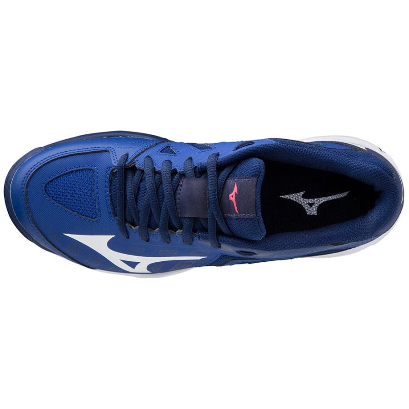 Mizuno WAVE LYNX Junior Blauw Wit Zwart | OVJJ5411