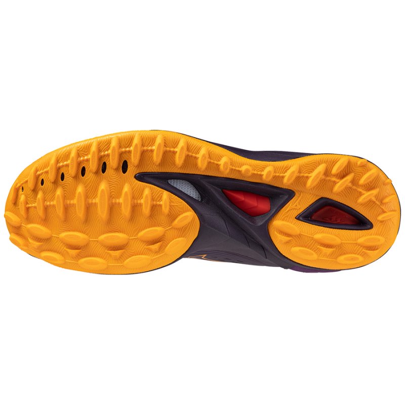 Mizuno WAVE Leopardus Paars Oranje | ASQF1035