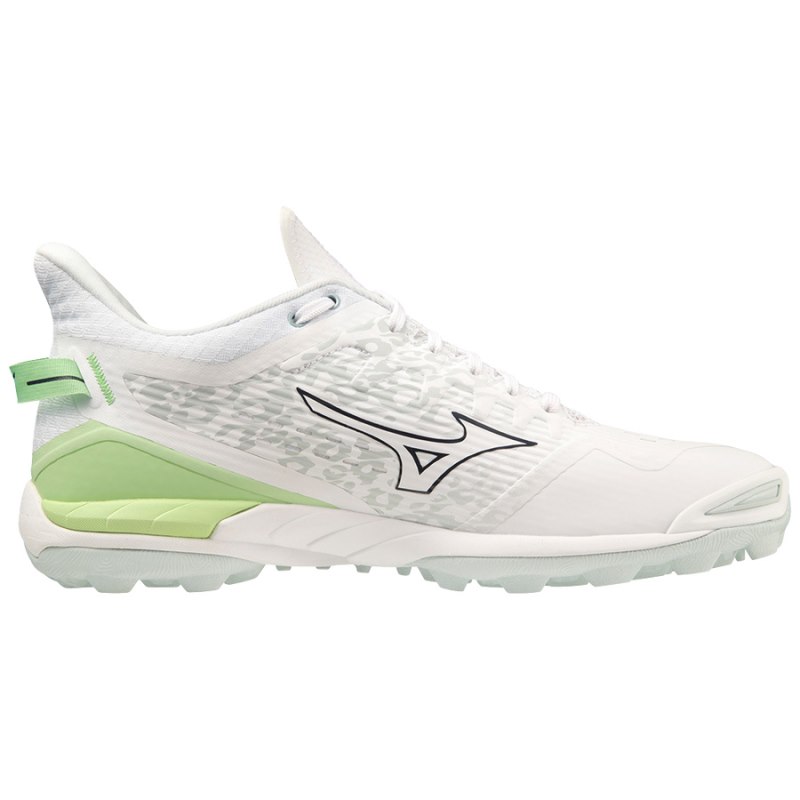 Mizuno WAVE Leopardus Wit Groen | EAXO2436