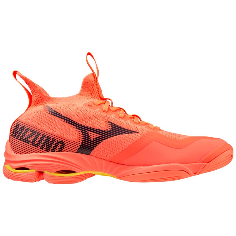 Mizuno WAVE Lightning Neo2 Oranje Zwart Geel | RIQP2092